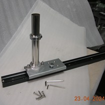 680 mm microscope extended slide rail bracket slide table diameter 25 mm round column anti-slip ring