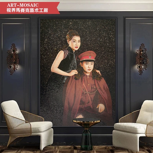 Персональная индивидуальная арт -мозаика резка свадебные фотографии фигура фигура крыльца проход ресторан Ресторан