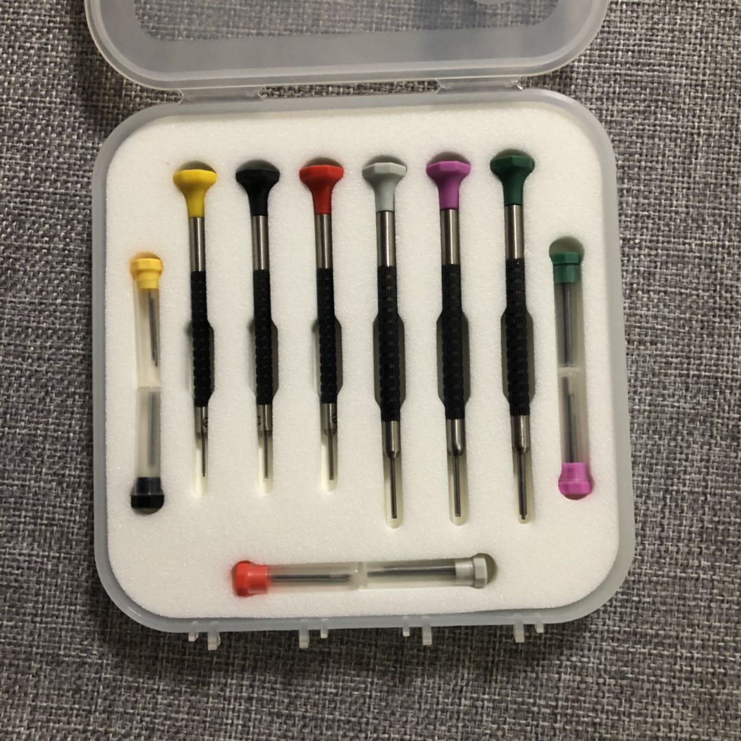 Watch repair tools Imported 6 pieces of watch strap special screwdriver set Watch accessories Flat screwdriver