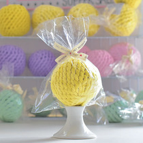 PET REMBER Heartfelt Sound Ball Dog Toy Knot Sound Ball Macaron Color Pet Toy Ball Gift