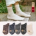 Vớ cotton 98% vớ cotton nam trong mùa xuân và mùa thu cotton cotton vớ vớ nam mồ hôi và vớ khử mùi thủy triều - Vớ bông tất nữ hàn quốc Vớ bông
