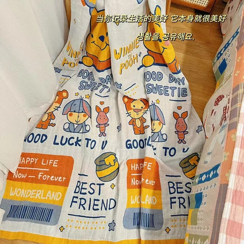 Детское дышащее летнее хлопковое марлевое одеяло, банное полотенце