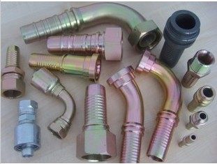 High-pressure oil pipe joint Double male screw welding joint Wire plug card sleeve joint withholding hydraulic joint