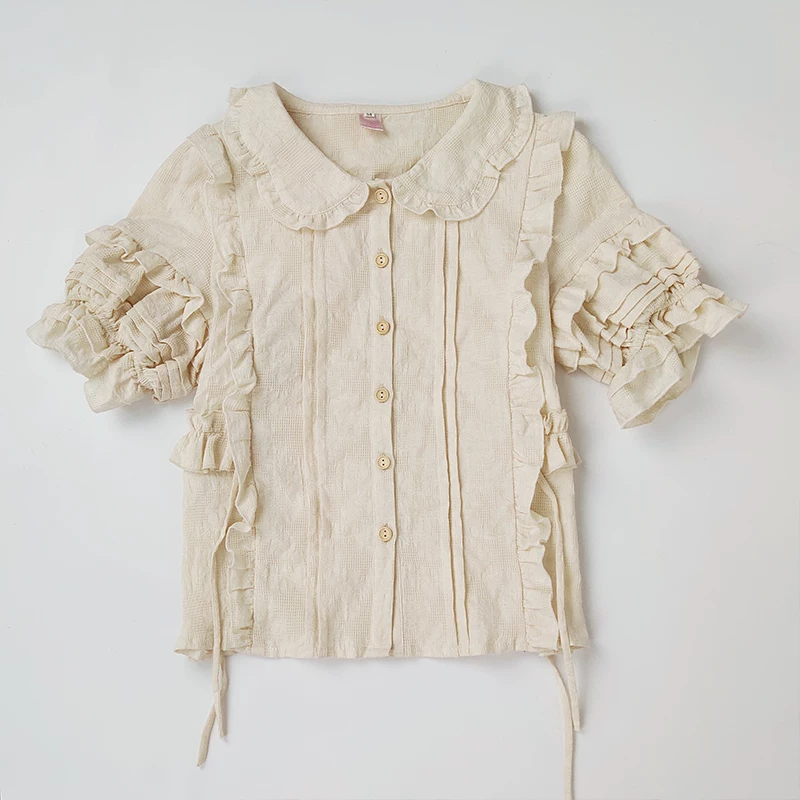 樱田小鹿 Genuine cute shirt, Lolita style, plus size