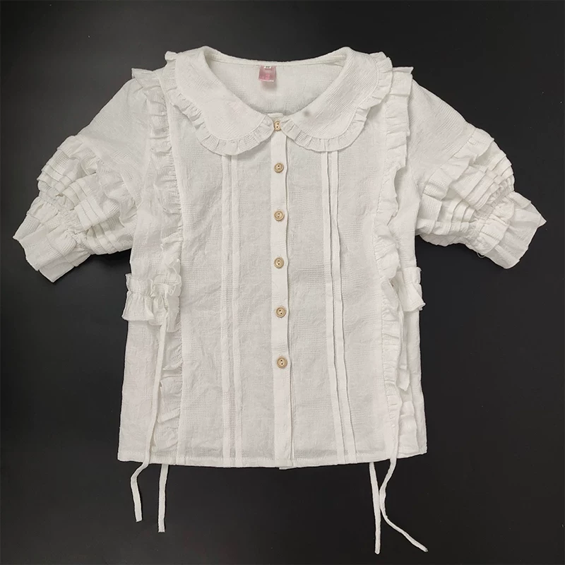 樱田小鹿 Genuine cute shirt, Lolita style, plus size