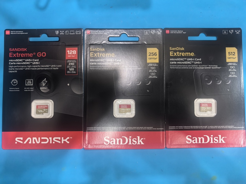 Sandisk 128G256G 512Gb Tf (Microsd) Memory Card U3 V30 4K A2 Sandisk 128G256G 512Gb Tf (Microsd) Memory Card U3 V30 4K A2