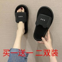 Net red sandals women overfire to buy one-in-one] slippers summer outside wearing cute little bear tennis red nis home indoor