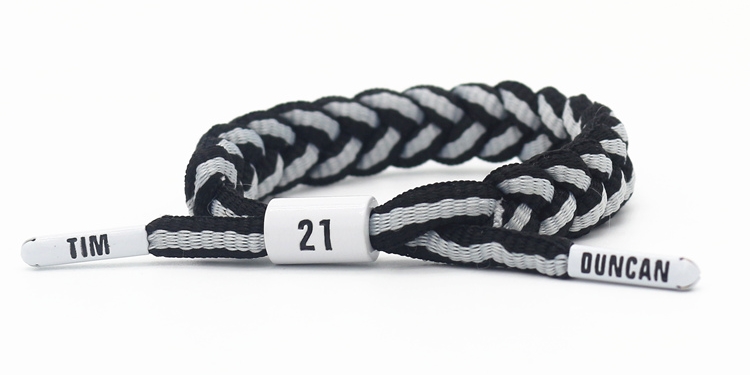 Vòng đeo tay bóng rổ Kobe Curry James Owen Harden Stars Lace Bracelet Thể thao Dây đeo cổ tay có thể điều chỉnh 	túi đựng giày bóng rổ