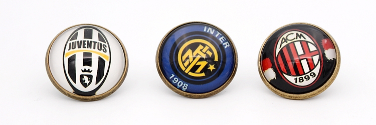 Fan cung cấp AC Inter Milan Barça Mesine Mare Real Madrid C Rojuwen Guoan Shenhua đội huy hiệu trâm cài - Trâm cài ghim cài áo vest