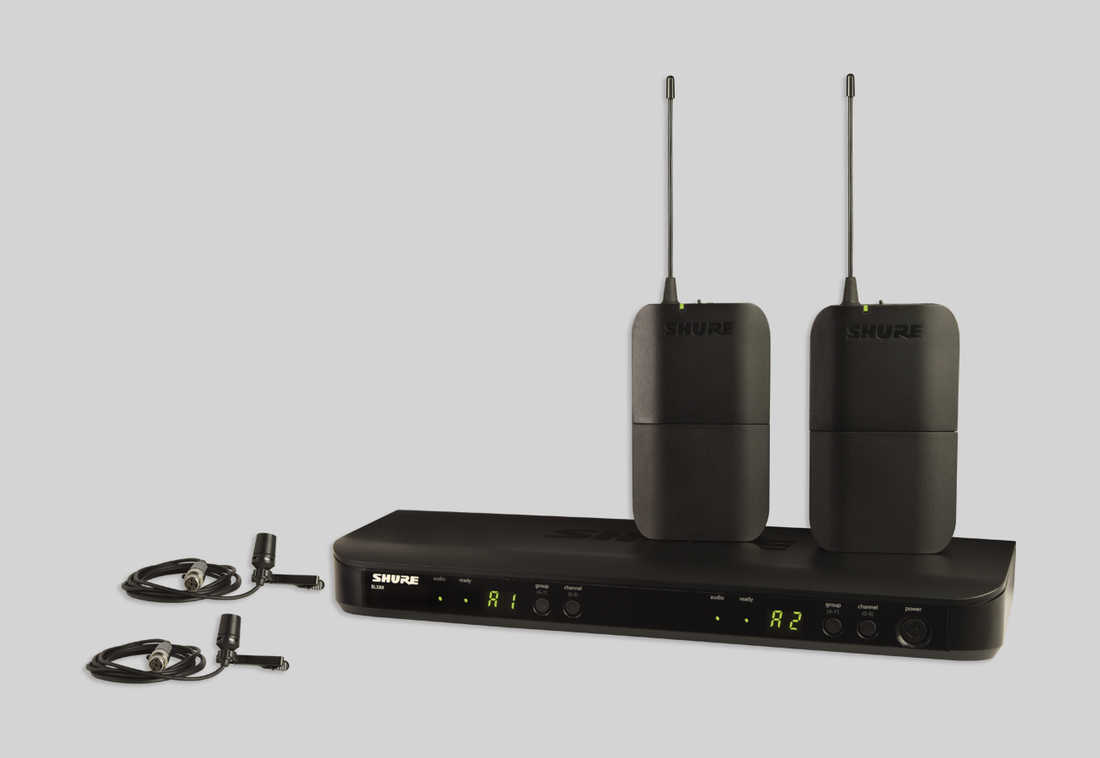 Shure Shure SVX188-CVL Dual Neck Clip Wireless Microphone Double Neck Clip Mc One Drag Two