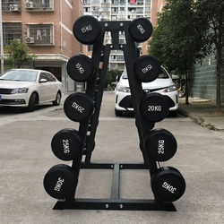 Commercial gym barbell set fixed barbell integrated biceps small barbell set of 10 barbell racks
