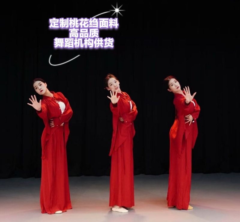 Xia Hui Modern Dance Like a Dream: Me and My Motherland Shirt Top Lightweight Performance Practice Clothing Loose Suit