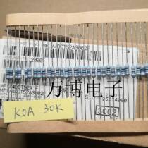 30K KOA resistor brand new original Japanese resistor 1 4W 0 25W 30000 ohms