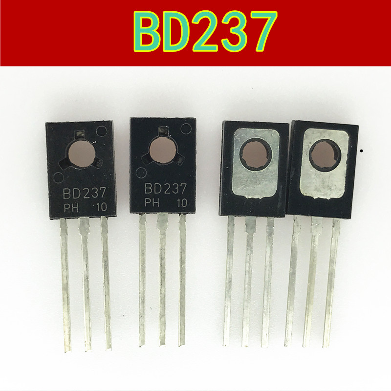 New BD237 TO-126 2A 100V NPN power triode transistor
