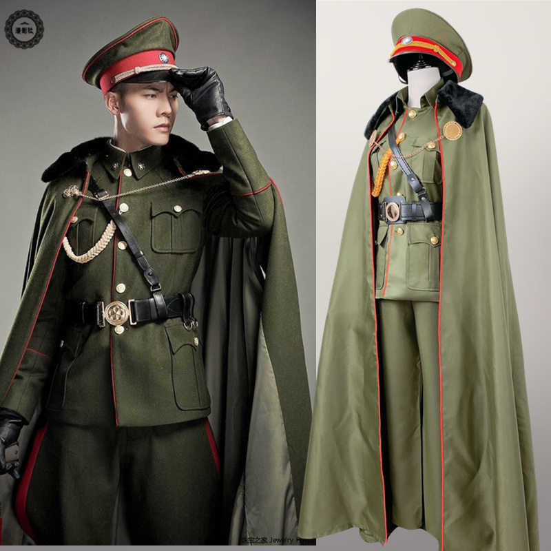 老九门cos 张启山张大佛爷军装cosplay服装军阀套装军衣军服 57