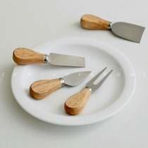 FCMJ cute cheese cheese knife fork shovel ins Net red photo props creative personality trend girl heart