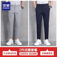 Девять -точка светло -серого+брюки, скрытые зеленые