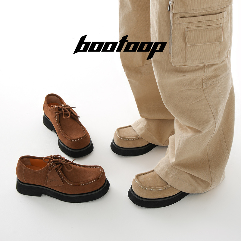 Bootoop Silhouette Store Large Leather Shoes Thick-Soled Height-Increasing Kangaroo Shoes Work Derby Shoes Cleanfit Men's Style Bootoop Silhouette Store Large Leather Shoes Thick-Soled Height-Increasing Kangaroo Shoes Work Derby Shoes Cleanfit Men's Style