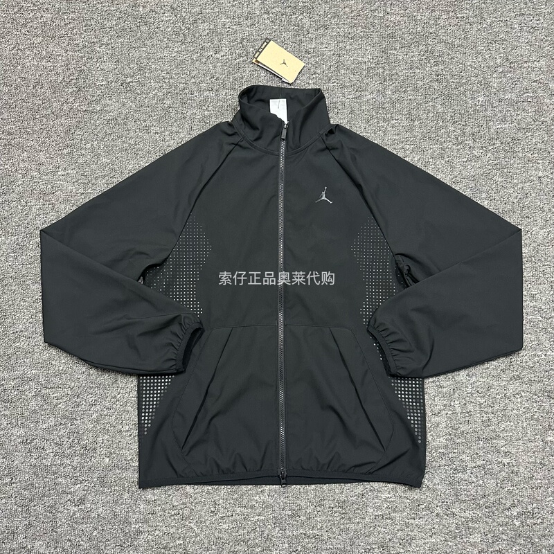 Authentic Nike/Nike Jordan Men's Woven Stand-Collar Sports Jacket Durable Hf9886-010 Authentic Nike/Nike Jordan Men's Woven Stand-Collar Sports Jacket Durable Hf9886-010