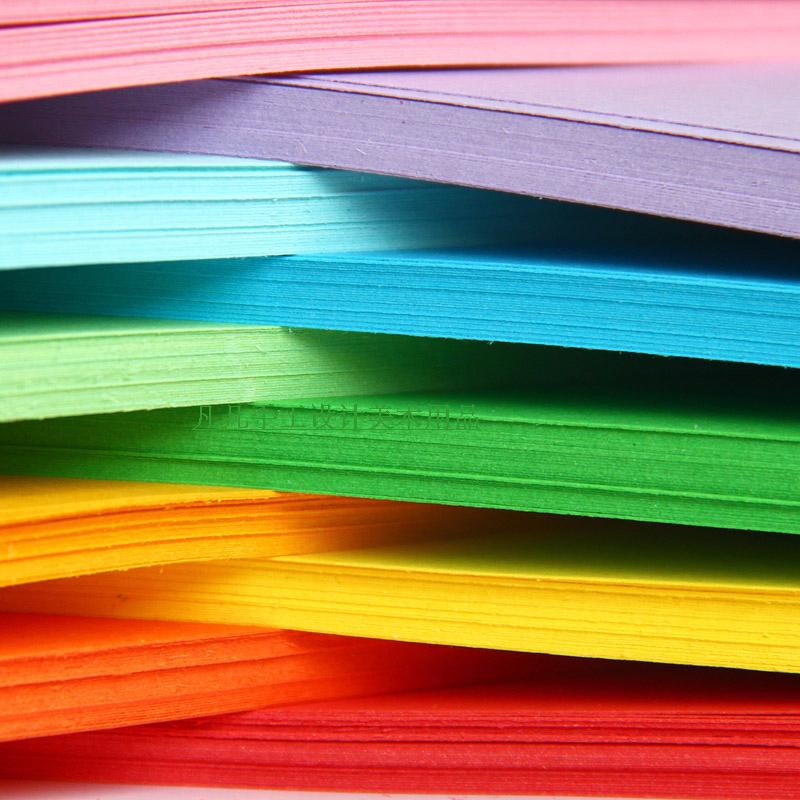 Color photocopying paper hand origami multi-function photocopying paper A4 160g thickened color photocopying paper 100 sheets