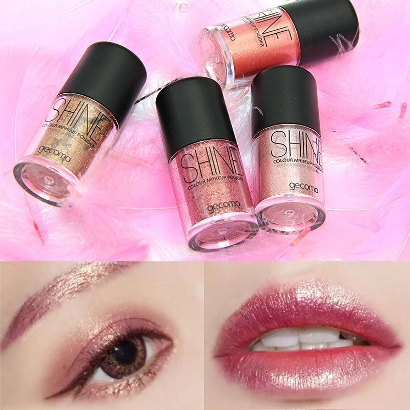 Cross-border New Cargo Source Gemon Versatile Monochromatic Eye Shadow Pink Pearlescent Man Fish Color High Light Powder Beauty Color Makeup Color Makeup Color Makeup Color Cosmetic Color Makeup