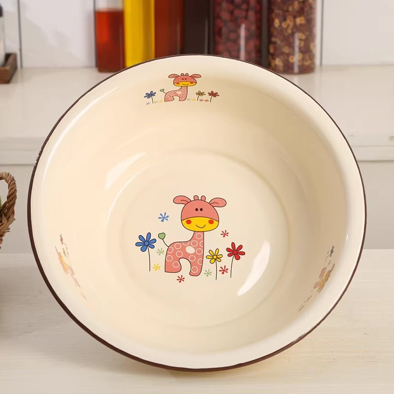 20-36cm Enamel Enamel Basin Children's Cartoon Washbasin Children's Baby Wash Basin High Temperature Sterilization Heating Basin 20-36cm Enamel Enamel Basin Children's Cartoon Washbasin Children's Baby Wash Basin High Temperature Sterilization Heating Basin