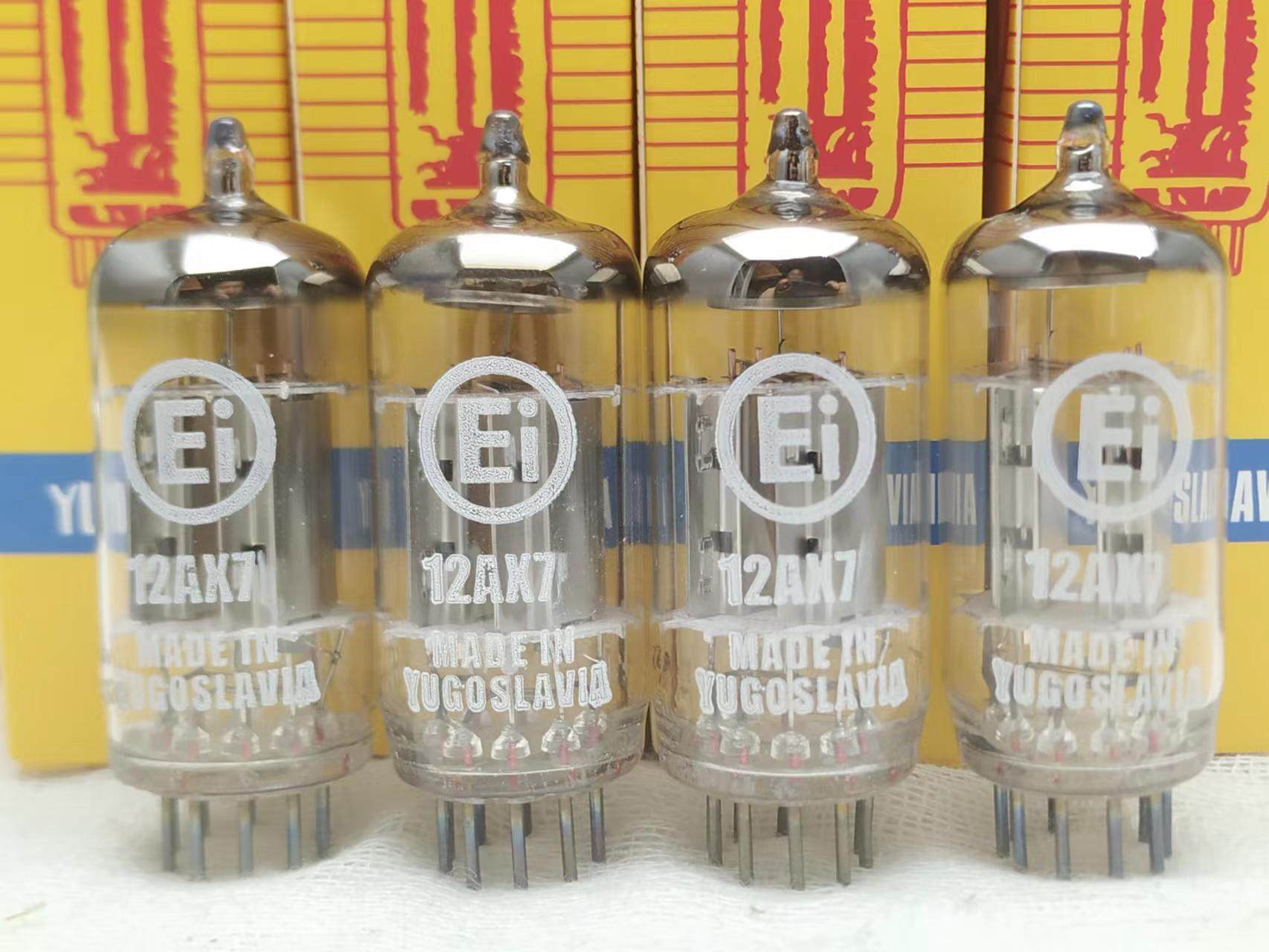 12AX7 ECC83 EI社 激レア ユーゴスラビア 真空管 全新原盒南斯拉夫长屏EI 【現状品】 Ei 真空管 ECC 83 12AX7