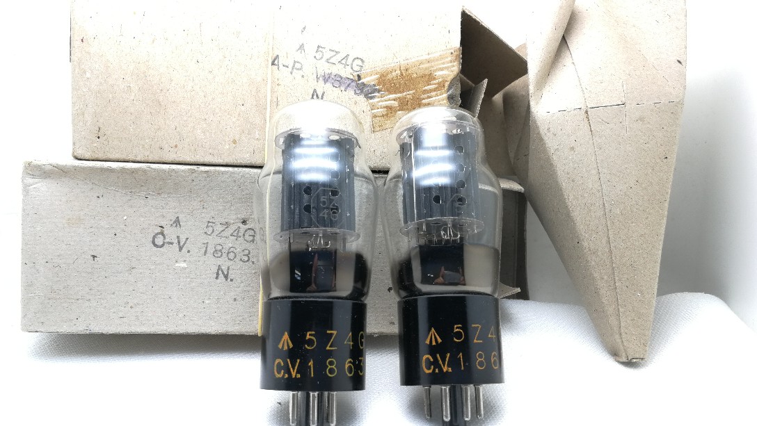 40s New GEC 5Z4G 5Z4G 5Z4P 5Z4P 5Z3P 274B 274B GZ34 GZ34 GZ34