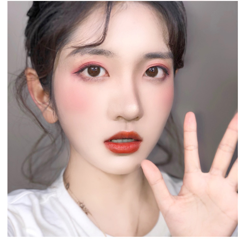 娘 摇 音, phấn hồng, trang điểm màu nude, bền màu, làm sáng, da, nữ, cháy nắng, phấn, bột màu, nữ sinh má hồng clio