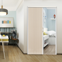  Japanese-style window type PVC folding door Kitchen door sliding door sliding door partition Living room balcony indoor door set door