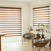  Custom shading soft yarn curtain Roller curtain Lifting blinds Bathroom office Living room Balcony blinds