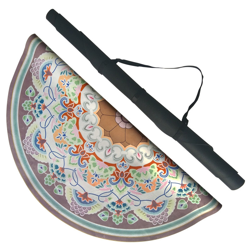 Van Force Beauty Round Yoga Mat Women Meditation Mat Baifo Meditation Meditation Floor Mat Dance Sports Fitness Mat Rubber Mat