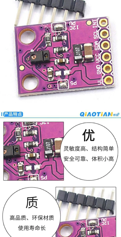 Cảm biến nhận dạng cử chỉ APDS-9930 PAJ7620U2 mô-đun cảm biến cử chỉ 9 loại cảm biến hồng ngoại RGB