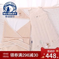 Giấc mơ sạch sẽ cho bé sơ sinh màu cotton áo ngủ túi giặt bé ôm bông sơ sinh túi ngủ cho be 10 tuổi