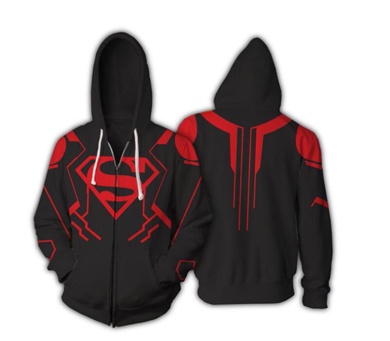 Superman Superhero 3D Digital Printed Zip-Up Hoodie Anime Merchandise Clothing Superman Superhero 3D Digital Printed Zip-Up Hoodie Anime Merchandise Clothing