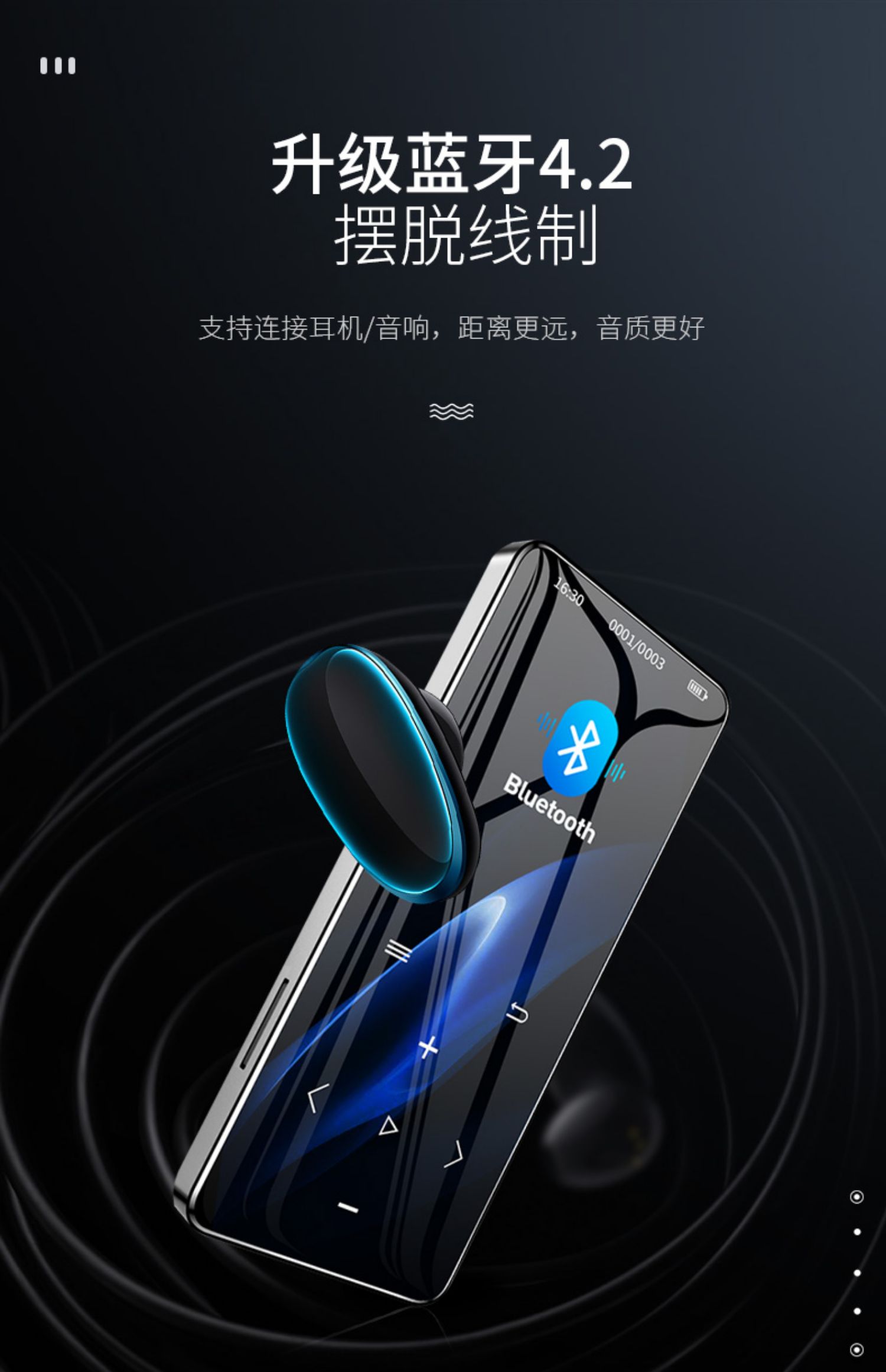 Trình phát nhạc Bluetooth MP3MP4 trình phát màn hình cảm ứng P3 mini girl phiên bản sinh viên của Walkman slim - Máy nghe nhạc mp3 