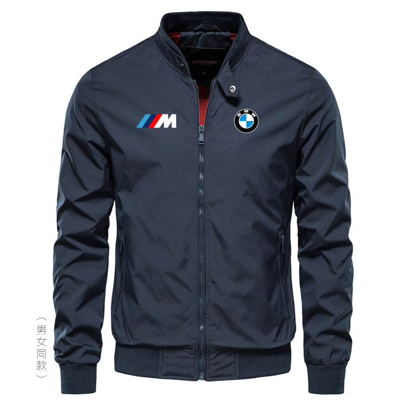 Bmw Workwear 4S Store Uniform Bmw Small Collar Shirt Flight Jacket Business Baseball Jacket Casual Coat