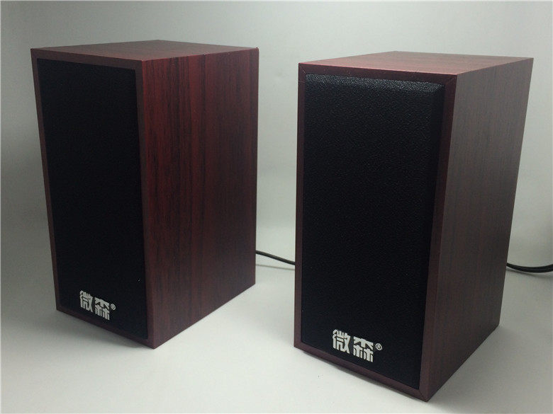 Wesson A60 Desktop laptop Laptop Mini portable small speaker Wooden audio subwoofer player