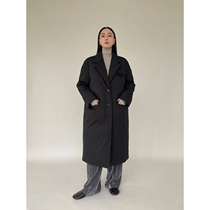 MARYME winter new high - end fashion tailored 95 white velvet suit long jacket jacket