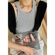 Marymes fashionable elasticity is a slim INS street shoot the Work Vest