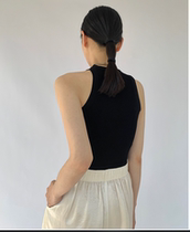 MARYME summer ice refreshing elasticity appears thin Workvest woman with neck hanging and sleeveless coat wearing thin