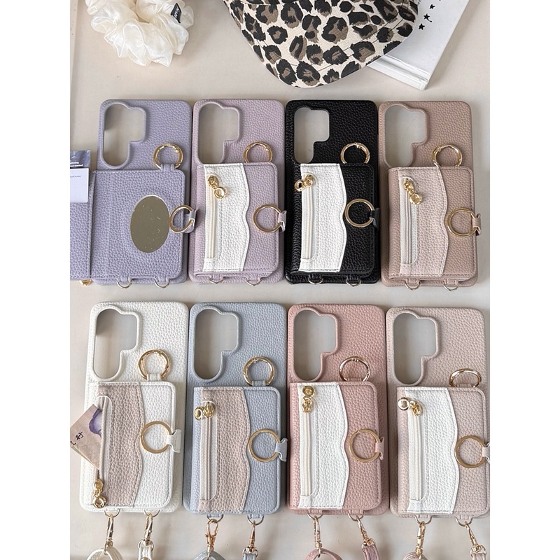 Zipper Coin Purse Card Holder Suitable for Samsung S26 Ultra Crossbody S25 Fe Phone Case S24+ Protective Cover S23 Lanyard S22 with Mirror A57 Card Holder A15 Card Holder A33 Case A24 Cover A06 Zipper Coin Purse Card Holder Suitable for Samsung S26 Ultra Crossbody S25 Fe Phone Case S24+ Protective Cover S23 Lanyard S22 with Mirror A57 Card Holder A15 Card Holder A33 Case A24 Cover A06