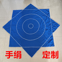 King-sized Northeast duo turn hemp yarn handkerchief song octagonal scarf thick standing turn square dance performance handkerchief customization