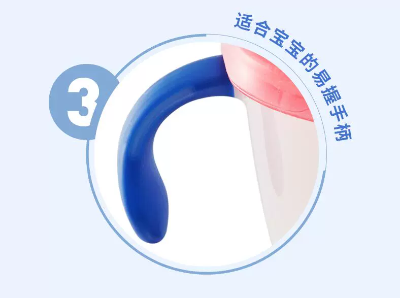 Richell Richell Baby Child Child Straw Cup Baby Learning Cup Cup Baby Uống với Tay cầm Cốc uống - Cup / Table ware / mài / Phụ kiện