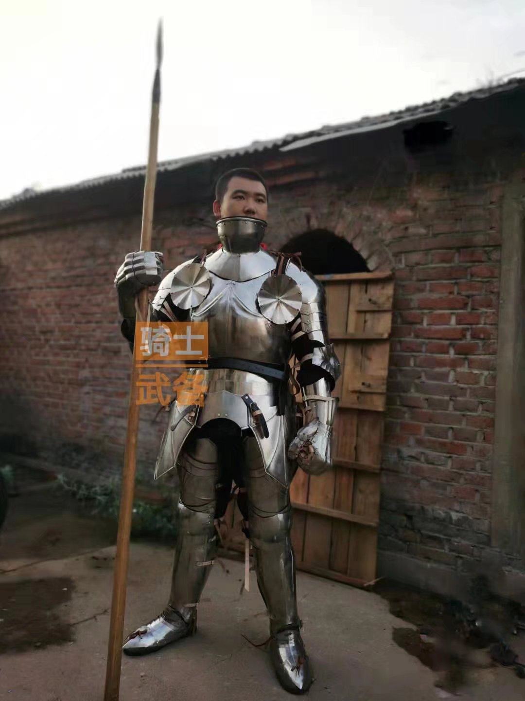 Medieval Knight European Gothic Plate Armor Full Set M1 Type Hand Forged Gothic Set