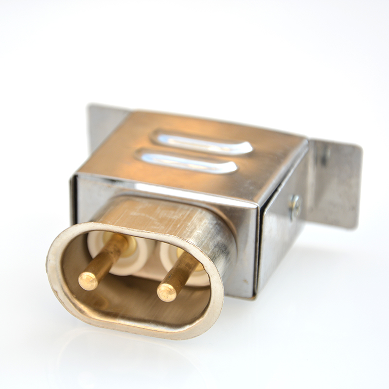 T727 1776 High Temperature Plug Aluminum Alloy Base Flat Bottom Injection Molding Machine Ceramic Heating Circle Electric Furnace Industrial Socket