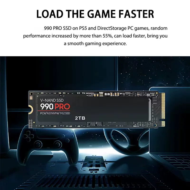 Кросс-бордер 990pro твердотельный накопитель NVMe протокол M.2 расширение 1TB/2TB высокая скорость передачи SSD