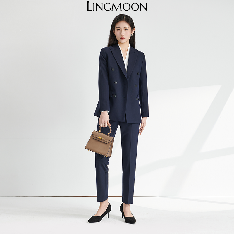 LINGMOON MOON SUIT SUIT Suit Women Career Positive Dress Interview West Suit High-end Workplace Business Commuter Workwear-Taobao
