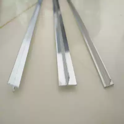 Stainless steel T-shaped decorative strip tile seam background wall panel Press seam strip edge strip wood floor press line