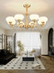 New All-Copper Living Room Chandelier, Light French Style, Cream Modern Minimalist, Elegant American Bedroom Main Light, Vintage Lighting Fixtures